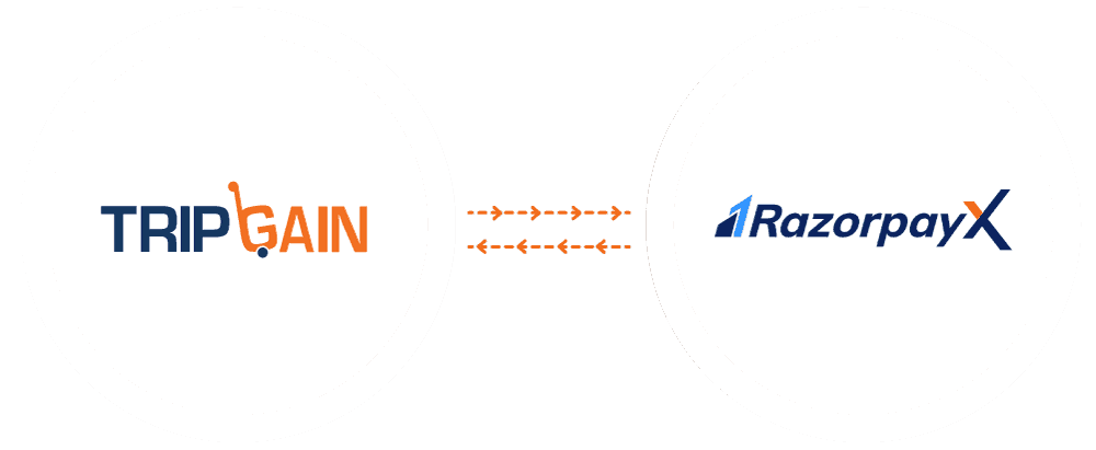 tripgain's integration with razorpayx